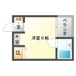 ハイツタケイ【4階】の間取り