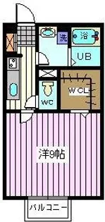 埼玉県さいたま市南区関1【アパート】の間取り