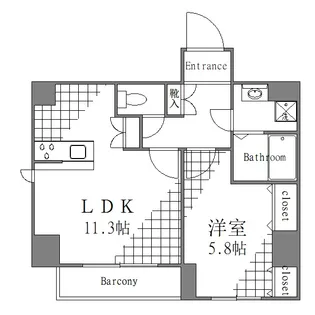 モンシャトン【7階】の間取り
