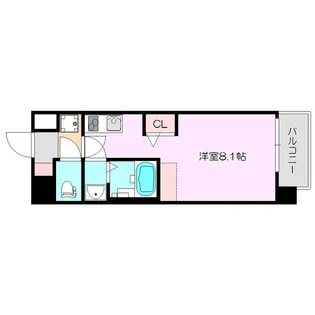 セレニテ十三ミラク【5階】の間取り