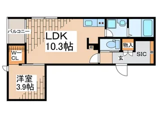 Horizon Hills 田子南【1階】の間取り