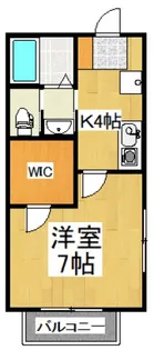 ステーションサイドあざみ【1階】の間取り