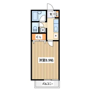 カーサ・ディーノ【1階】の間取り