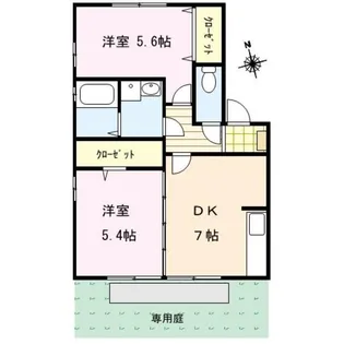 コンフォールハイム【1階】の間取り