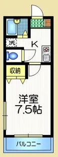 Domicile Bel Air【2階】の間取り