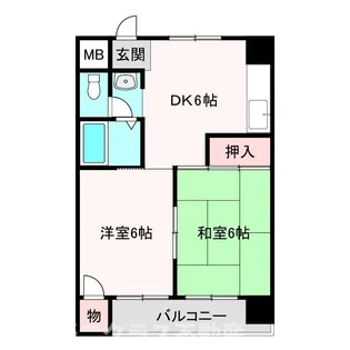 和光ハイツ【3階】の間取り