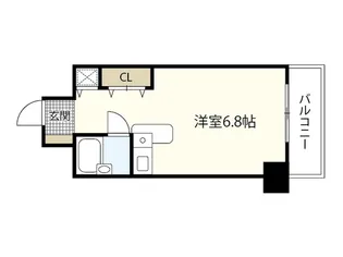 ダイアパレス皆実町弐番館【7階】の間取り