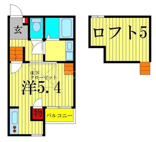 CB八潮ラク【1階】の間取り