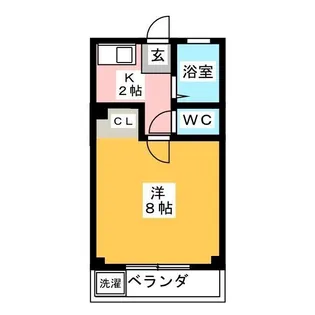 ドエルKMII【1階】の間取り