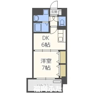 グランドール【7階】の間取り