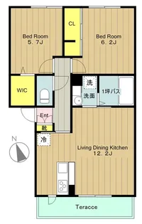 神奈川県相模原市中央区宮下3【アパート】の間取り