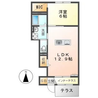 ラフレールA【1階】の間取り