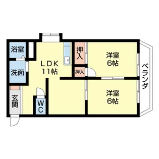 宮久マンション【3階】の間取り