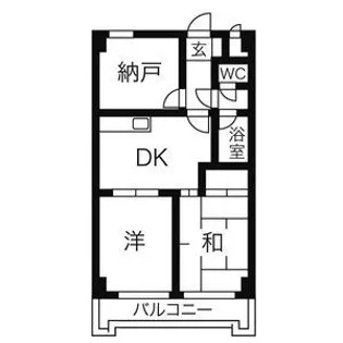 サンライン岐阜コーポ【5階】の間取り
