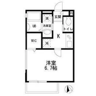 ブルーミングフィルド川崎【3階】の間取り