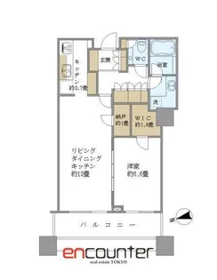 白金タワー【26階】の間取り