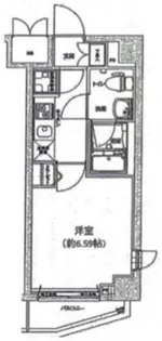 ドルチェ東京押上ツインズ壱番館【6階】の間取り