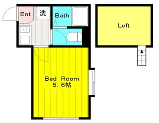 アザーレ生田【2階】の間取り