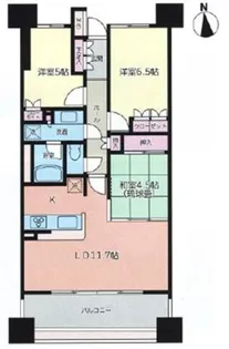 宮城県仙台市宮城野区榴岡2【マンション】の間取り