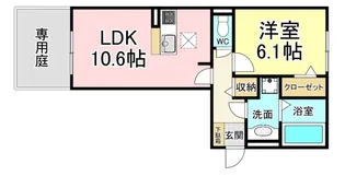 福岡県北九州市若松区用勺町【アパート】の間取り