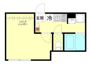 リバティー戸越公園【1階】の間取り