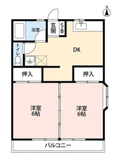 ピーチハウス【2階】の間取り