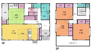 埼玉県入間市扇台1【一戸建】の間取り