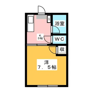 ローズガーデン【1階】の間取り