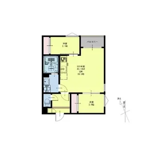 REGALEST Sakura I【2階】の間取り