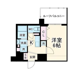 LUXENA勝田台【4階】の間取り