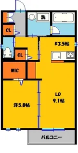 M・レジデンス一番町【3階】の間取り