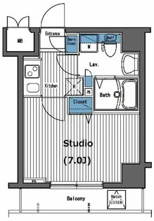 東京都新宿区西新宿5【マンション】の間取り