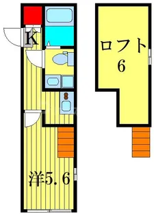ハーモニーテラス金町V【2階】の間取り
