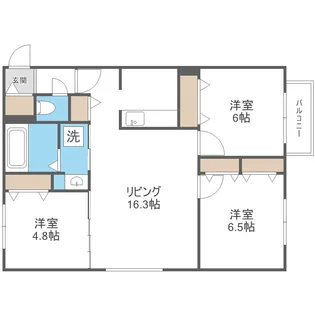 NORTH SEA ROAD【2階】の間取り