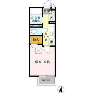 クレスト西戸部【2階】の間取り