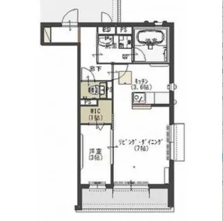 M.グラード【2階】の間取り