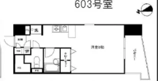 アイランドピア新宿【6階】の間取り