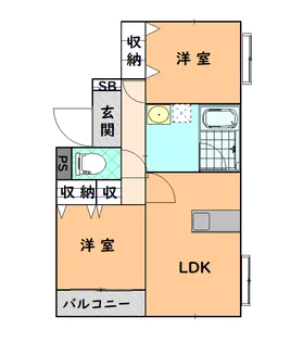 セントラルパーク【3階】の間取り