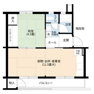 UR相生山【5階】の間取り