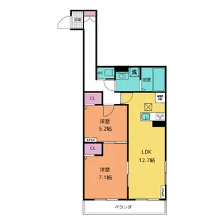 grandeur【1階】の間取り