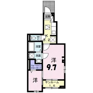 メゾン・ド・ターキー【1階】の間取り