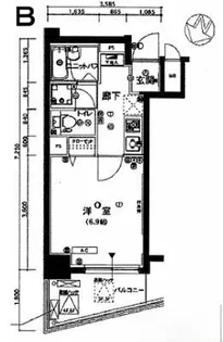 東京都中央区東日本橋1【マンション】の間取り