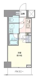 クレヴィスタ横浜関内II【5階】の間取り