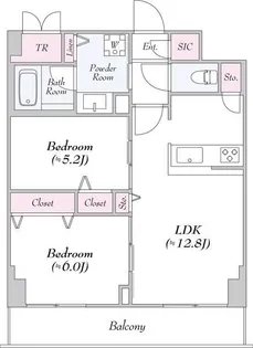 東京都板橋区東坂下2【マンション】の間取り