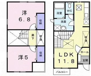 ソレーユ C棟【1階】の間取り