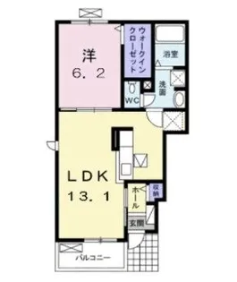 ディーオ【1階】の間取り