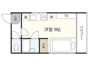第2HMビルヂング【2階】の間取り