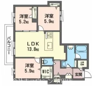 Sagittaire 千里山【1階】の間取り