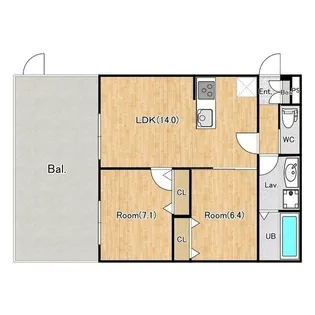 埼玉県新座市東3【アパート】の間取り