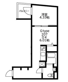 U Residence武蔵小山【2階】の間取り
